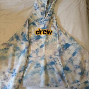 drew house secret deconstructed hoodie in cloud